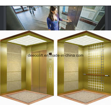 Mirror Etched Stainless Steel Commerical Passenger Elevator